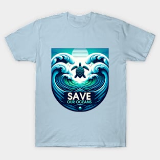 Save Our Oceans Sea Turtle T-Shirt